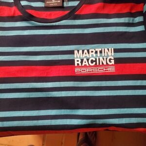 Porsche Martini Racing Striped T-Shirt